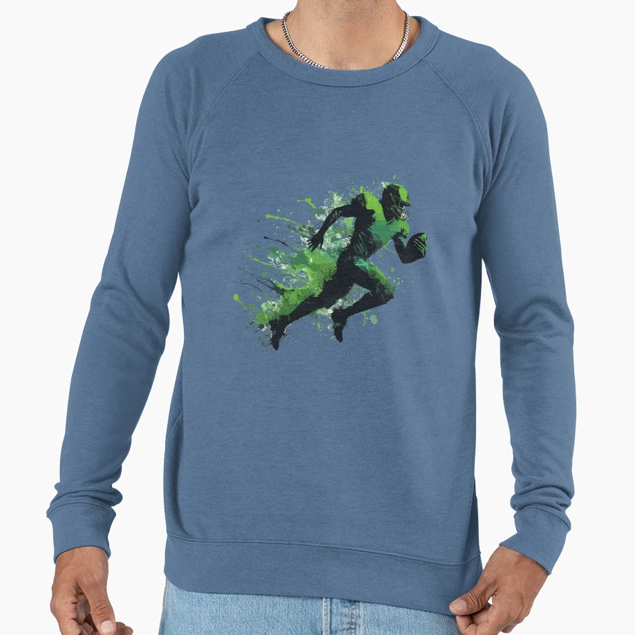 American Football Ink Art Sweatshirt - Custom Art Print Men Women - T-Shirt, Sweatshirt, Hoodie