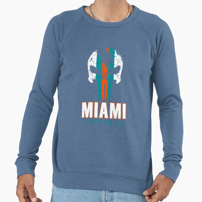 Miami Pro Football Grunge Sweatshirt - Unique Graphic for Adults - T-Shirt, Sweatshirt, Hoodie