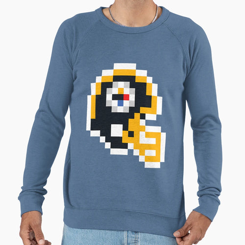 Pittsburgh Steelers 8 Bit Football Sweatshirt - Graphic Print Unisex - T-Shirt, Sweatshirt, Hoodie