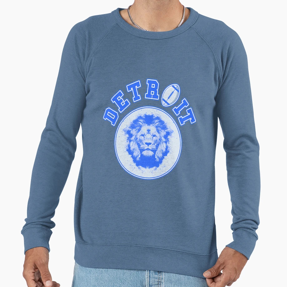 Detroit Football Lion Pride Sweatshirt - Novelty Apparel Men Women - T-Shirt, Sweatshirt, Hoodie