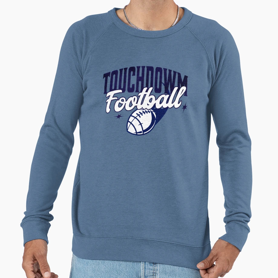 Touchdown Football American Sweatshirt - Minimalist Print for Adults - T-Shirt, Sweatshirt, Hoodie