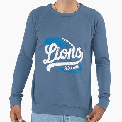 Detroit Lions Football Script Sweatshirt - Fun Novelty Design for Adults - T-Shirt, Sweatshirt, Hoodie