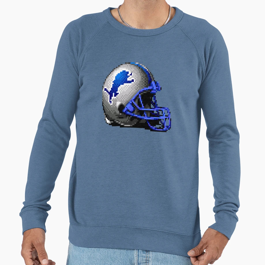 Lions Helmet Sprite Sweatshirt - Unique Graphic for Adults - T-Shirt, Sweatshirt, Hoodie