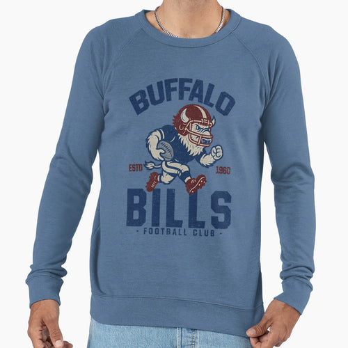 Neon Buffalo Bills Cheerleading Sweatshirt - Fun Novelty Design Unisex - T-Shirt, Sweatshirt, Hoodie