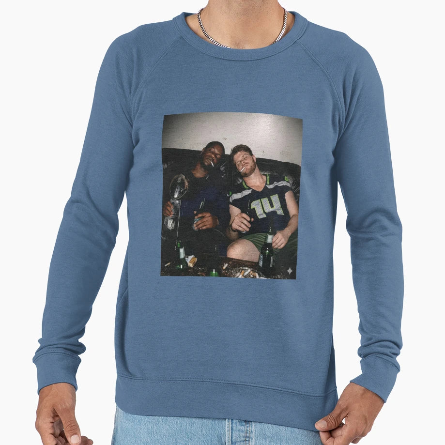 Ernest Jones And Sam Darnold Sweatshirt - Aesthetic Graphic for Adults - T-Shirt, Sweatshirt, Hoodie