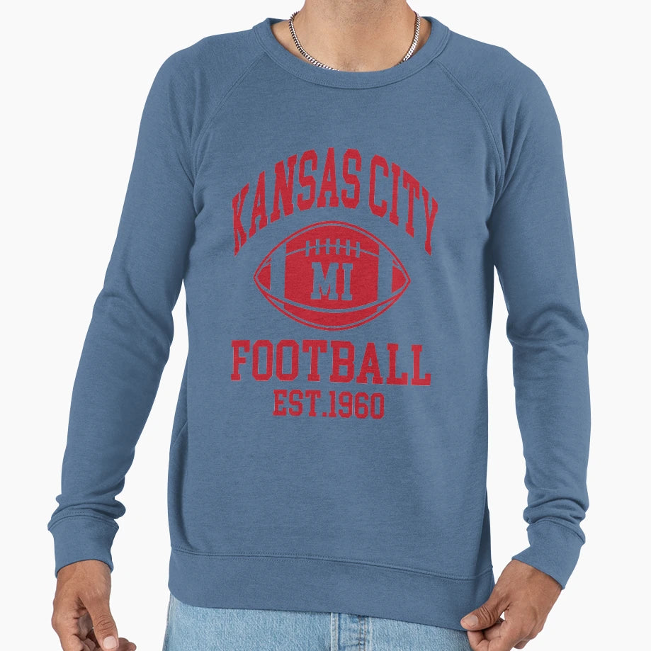Kansas City Football Supporters Sweatshirt - Novelty Apparel for Adults - T-Shirt, Sweatshirt, Hoodie
