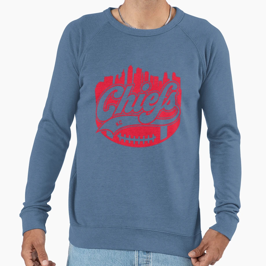 Chiefs Chiefs Football Chiefs Skyline Sweatshirt - Minimalist Print Unisex - T-Shirt, Sweatshirt, Hoodie