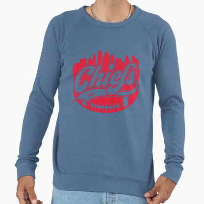Chiefs Chiefs Football Chiefs Skyline Sweatshirt - Minimalist Print Unisex - T-Shirt, Sweatshirt, Hoodie