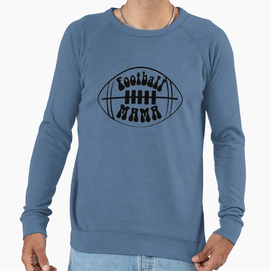 Football Mama Sweatshirt - Aesthetic Graphic Unisex - T-Shirt, Sweatshirt, Hoodie