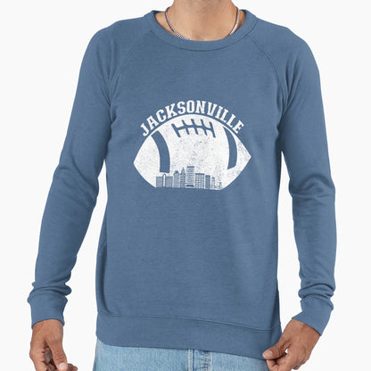 Jacksonville Skyline Football Fan Sweatshirt - Unique Graphic Unisex - T-Shirt, Sweatshirt, Hoodie