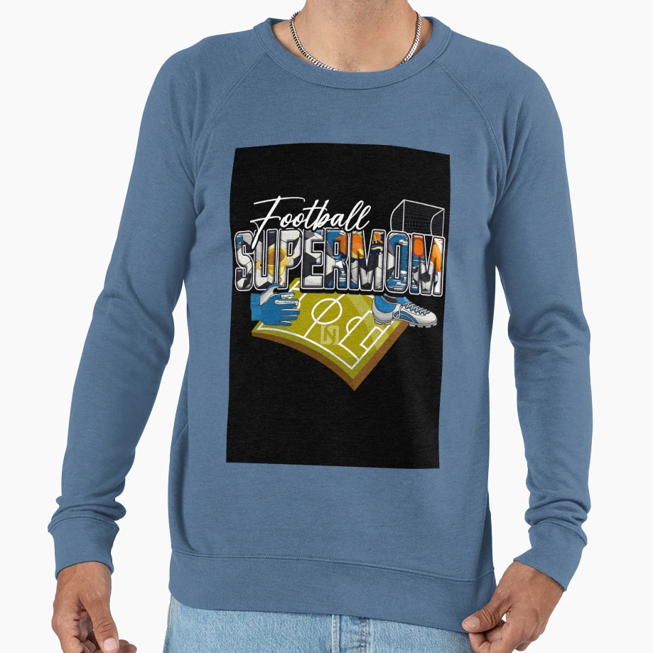 Football Supermom Cheering And Sweatshirt - Casual Everyday Wear Unisex - T-Shirt, Sweatshirt, Hoodie