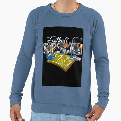 Football Supermom Cheering And Sweatshirt - Casual Everyday Wear Unisex - T-Shirt, Sweatshirt, Hoodie