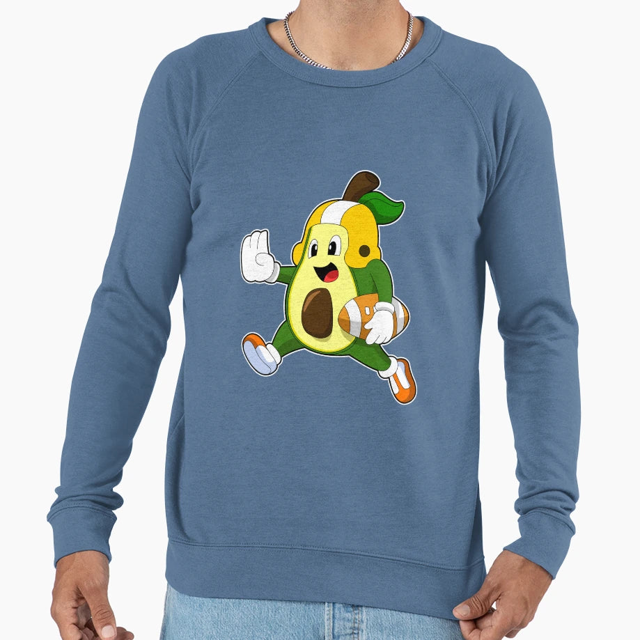 Avocado Football Sports Sweatshirt - Novelty Apparel Unisex - T-Shirt, Sweatshirt, Hoodie