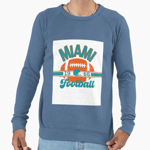 Miami Dolphins Sweatshirt - Minimalist Print Unisex - T-Shirt, Sweatshirt, Hoodie