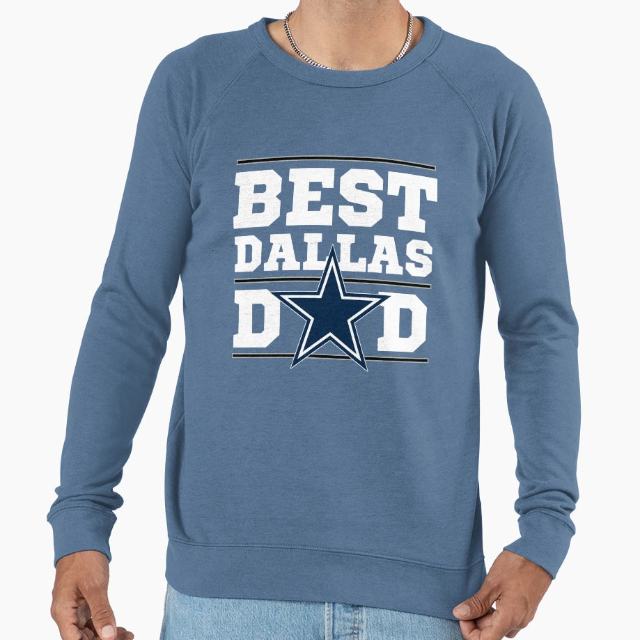 Best Dallas Dad Sweatshirt - Unique Graphic for Adults - T-Shirt, Sweatshirt, Hoodie