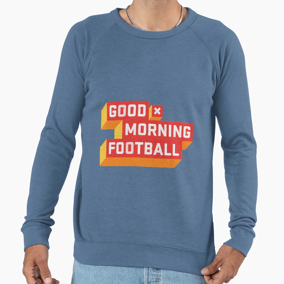 Angry Runs Good Morning Football Sweatshirt - Custom Art Print Men Women - T-Shirt, Sweatshirt, Hoodie
