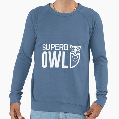 Superb Owl Logotype Owl Bird Sweatshirt - Minimalist Print Men Women - T-Shirt, Sweatshirt, Hoodie