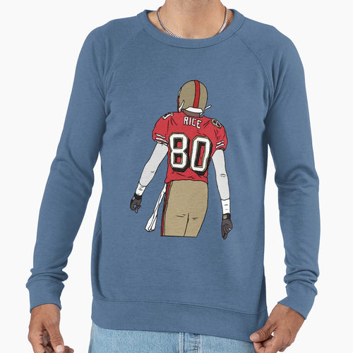 Jerry Rice Back To Sweatshirt - Novelty Apparel for Adults - T-Shirt, Sweatshirt, Hoodie