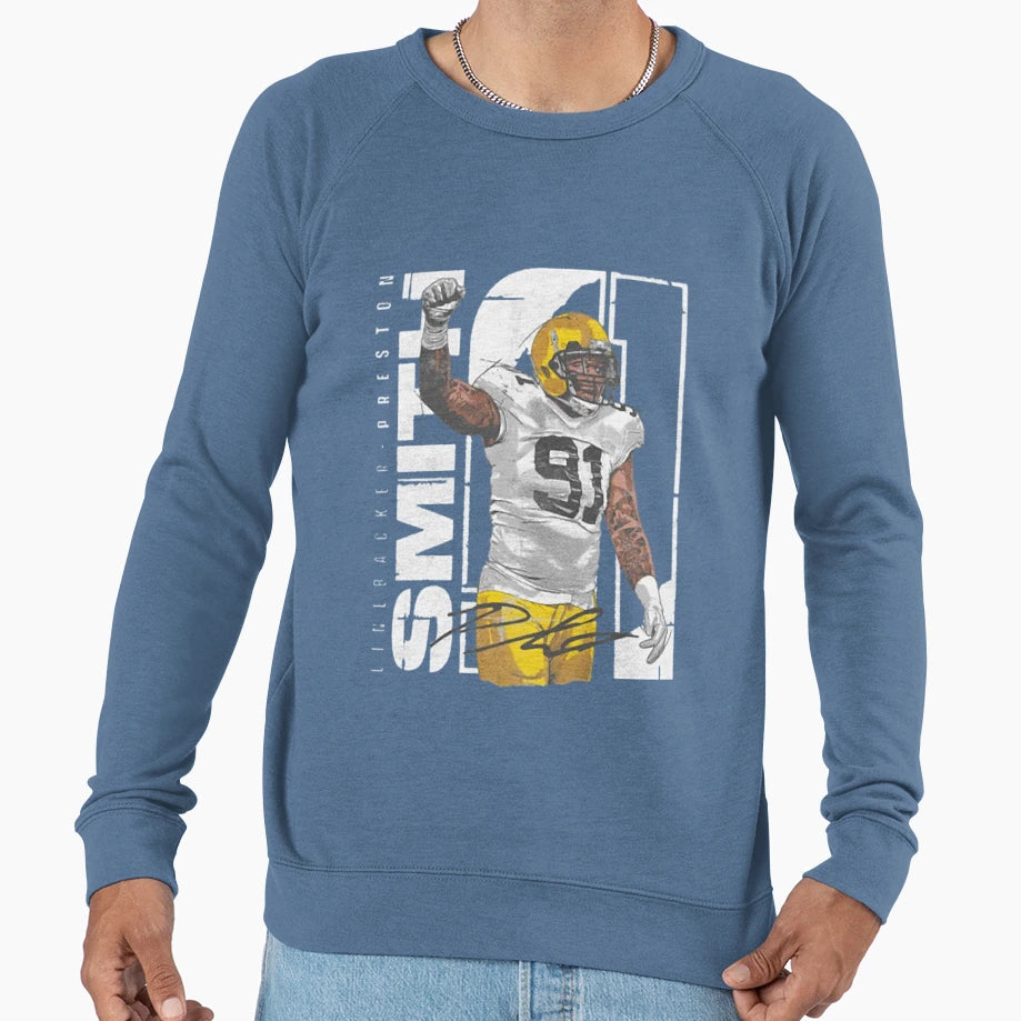 Preston Smith Green Bay Stretch T-Shirt - Trendy Graphic Men Women - T-Shirt, Sweatshirt, Hoodie