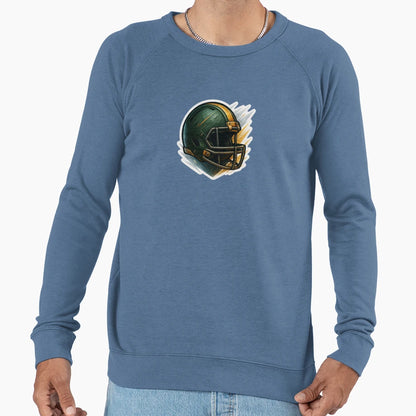 Gritty Green Helmet Sweatshirt - Novelty Apparel for Adults - T-Shirt, Sweatshirt, Hoodie