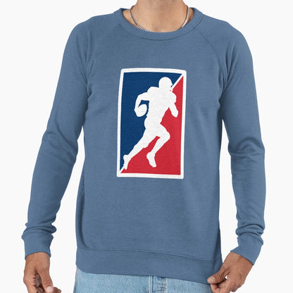 Dynamic Blue And Red Nfl American Sweatshirt - Novelty Apparel Unisex - T-Shirt, Sweatshirt, Hoodie