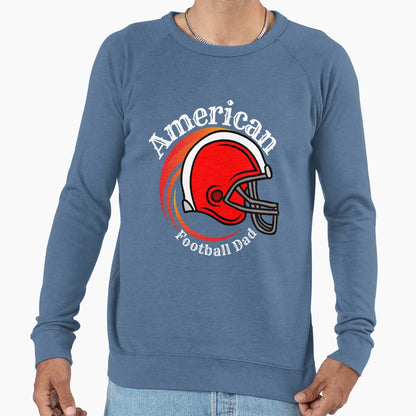 American Football Dad Sweatshirt - Aesthetic Graphic Men Women - T-Shirt, Sweatshirt, Hoodie