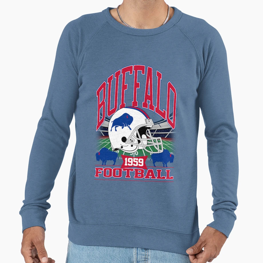 Buffalo Football Gridiron Legacy V2 Sweatshirt - Graphic Print Unisex - T-Shirt, Sweatshirt, Hoodie