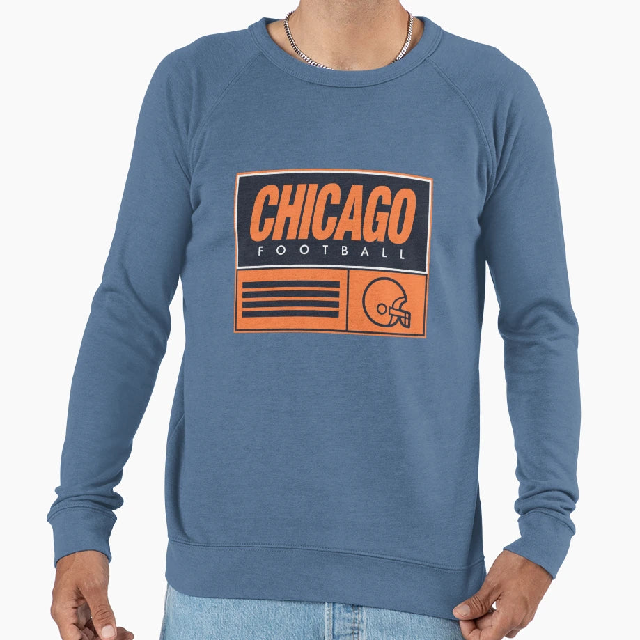 Chicago Football Sweatshirt - Novelty Apparel Unisex - T-Shirt, Sweatshirt, Hoodie