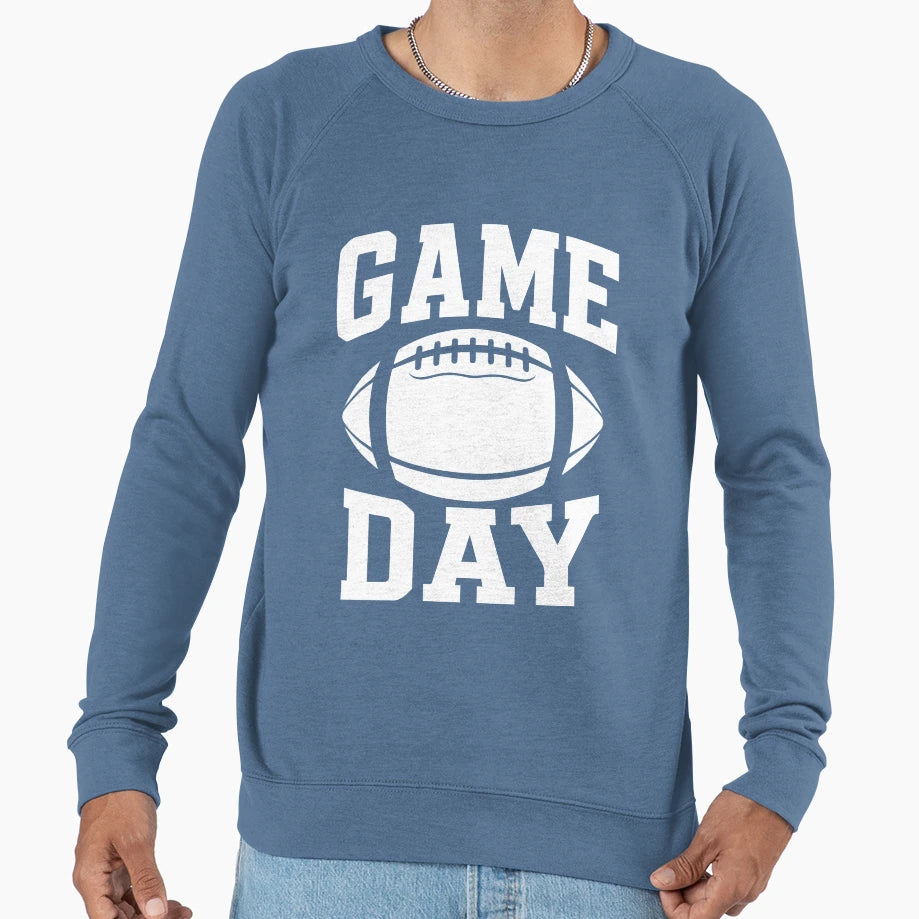 Game Day Football Sweatshirt - Casual Everyday Wear Unisex - T-Shirt, Sweatshirt, Hoodie