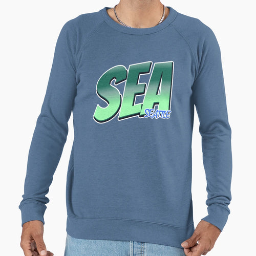 Sea Seattle Iata Airport Code Sweatshirt - Fun Novelty Design for Adults - T-Shirt, Sweatshirt, Hoodie