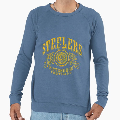 Black And Yellow Pittsburgh Fan Sweatshirt - Custom Art Print Unisex - T-Shirt, Sweatshirt, Hoodie