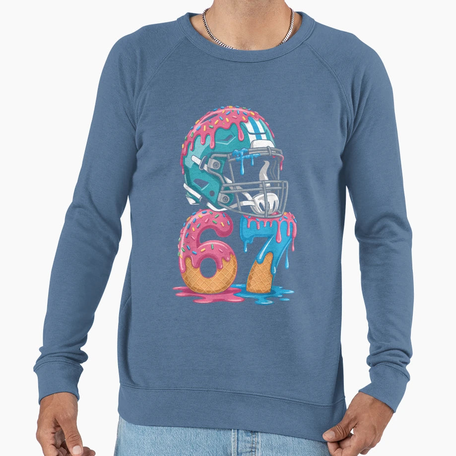 67 Number 67Th Sports American Sweatshirt - Graphic Print for Adults - T-Shirt, Sweatshirt, Hoodie