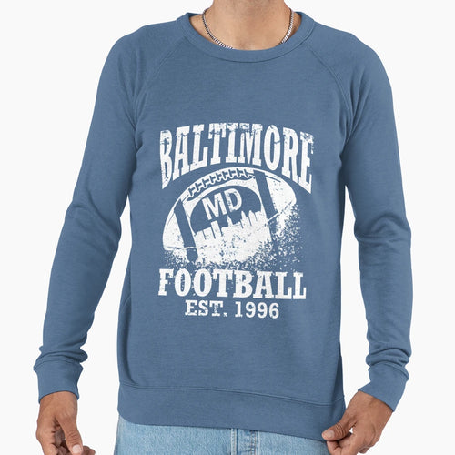 Baltimore Football Sweatshirt - Custom Art Print for Adults - T-Shirt, Sweatshirt, Hoodie