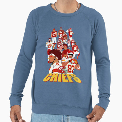 Art Kansas City Chiefs Sweatshirt - Trendy Graphic for Adults - T-Shirt, Sweatshirt, Hoodie