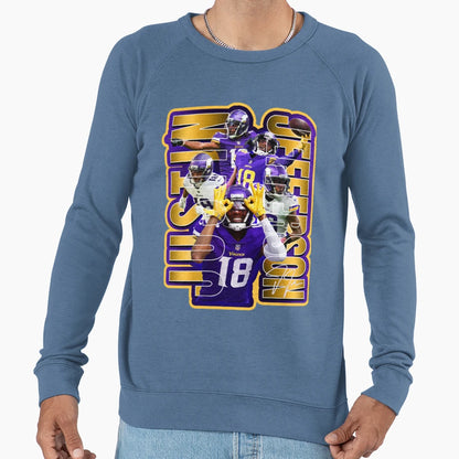 JJ Football Star Artwork Sweatshirt - Custom Art Print for Adults - T-Shirt, Sweatshirt, Hoodie