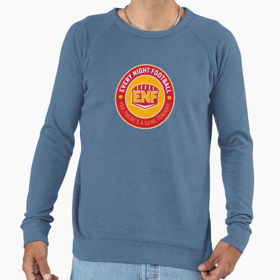 Every Night Football Circular Sweatshirt - Aesthetic Graphic for Adults - T-Shirt, Sweatshirt, Hoodie