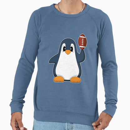 Penguin American Football Sports Sweatshirt - Fun Novelty Design Men Women - T-Shirt, Sweatshirt, Hoodie