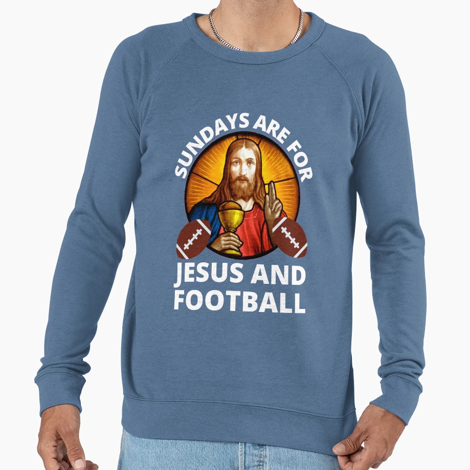 Sundays Are Jesus Church And Sweatshirt - Minimalist Print Men Women - T-Shirt, Sweatshirt, Hoodie