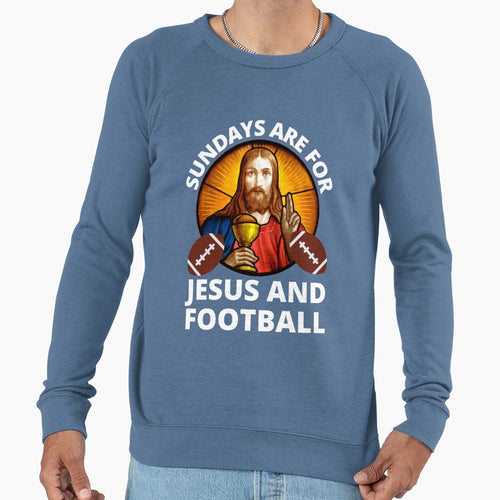 Sundays Are Jesus Church And Sweatshirt - Minimalist Print Men Women - T-Shirt, Sweatshirt, Hoodie