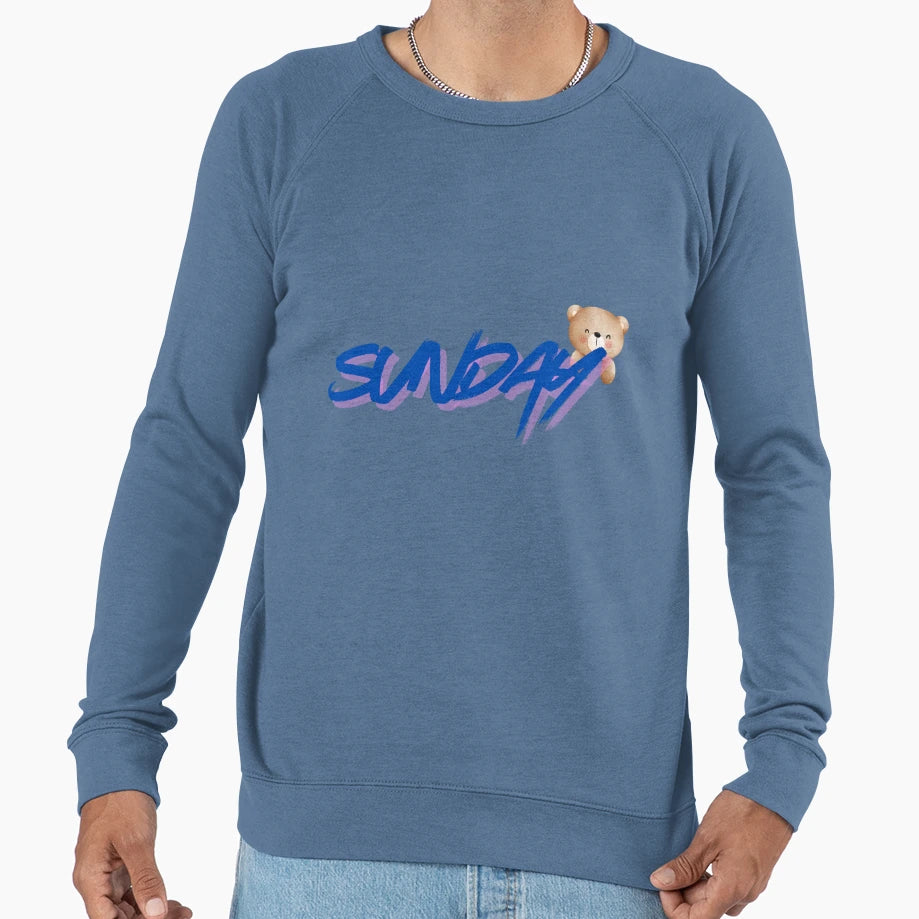 Sunday Sweatshirt - Graphic Print Unisex - T-Shirt, Sweatshirt, Hoodie