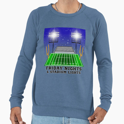 Friday Nights Stadium Lights Sweatshirt - Minimalist Print Unisex - T-Shirt, Sweatshirt, Hoodie