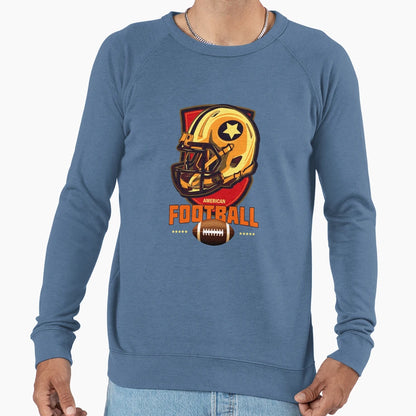 Gridiron Glory Bold American Sweatshirt - Minimalist Print Men Women - T-Shirt, Sweatshirt, Hoodie