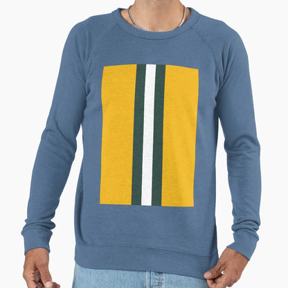 American Football Stripes Green Sweatshirt - Aesthetic Graphic Men Women - T-Shirt, Sweatshirt, Hoodie