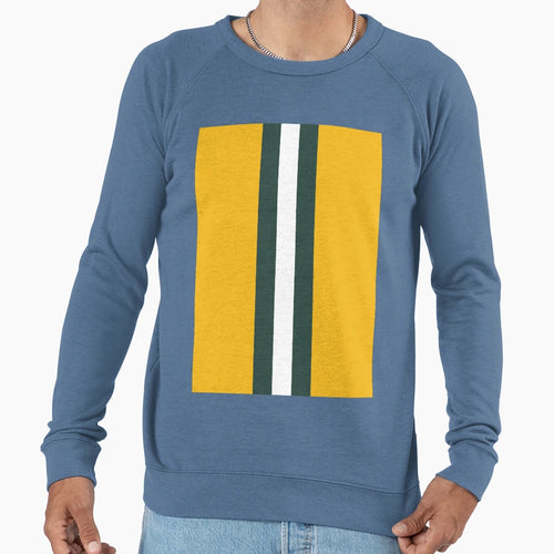 American Football Stripes Green Sweatshirt - Aesthetic Graphic Men Women - T-Shirt, Sweatshirt, Hoodie
