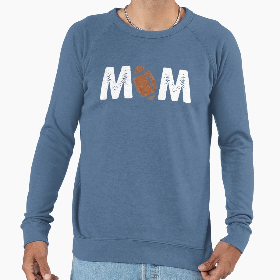 Mom Football American Gift Sweatshirt - Casual Everyday Wear Men Women - T-Shirt, Sweatshirt, Hoodie