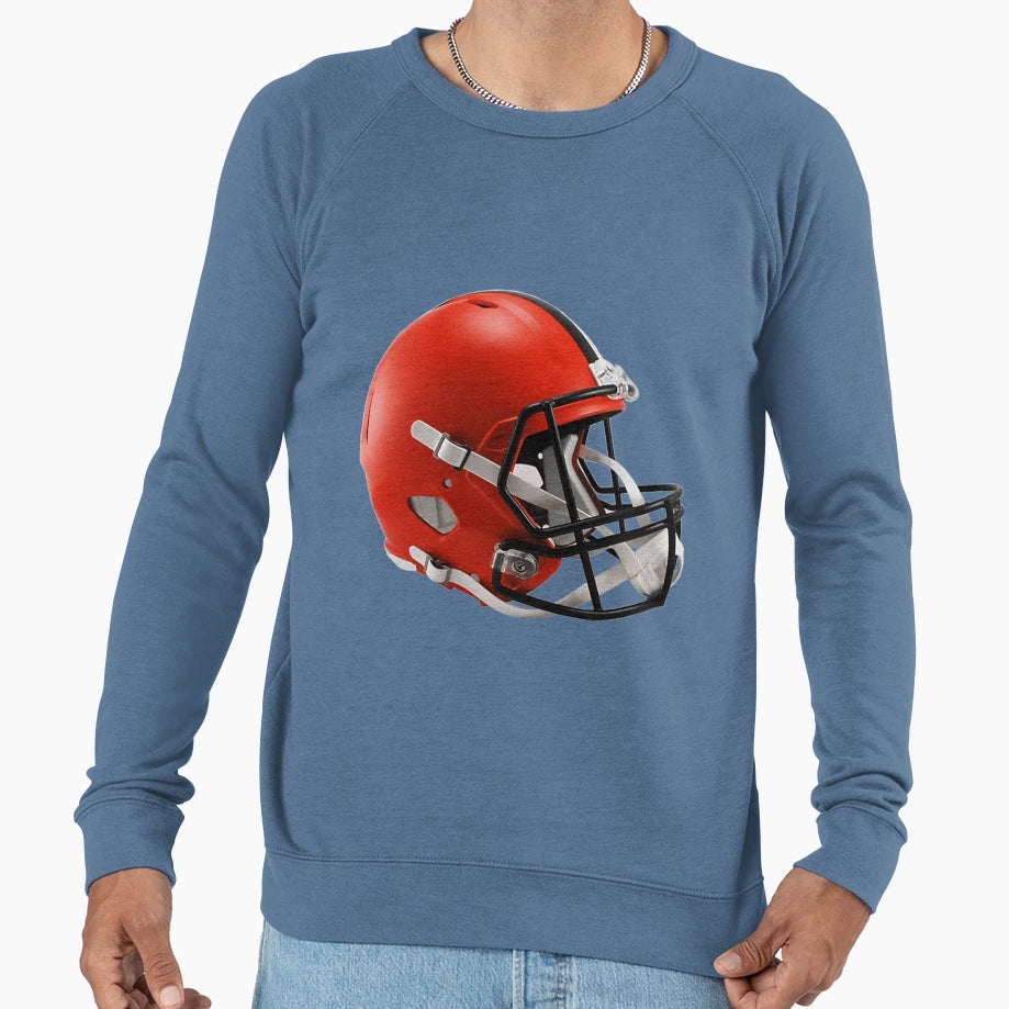 Helmet Browns Icon Sweatshirt - Unique Graphic Unisex - T-Shirt, Sweatshirt, Hoodie
