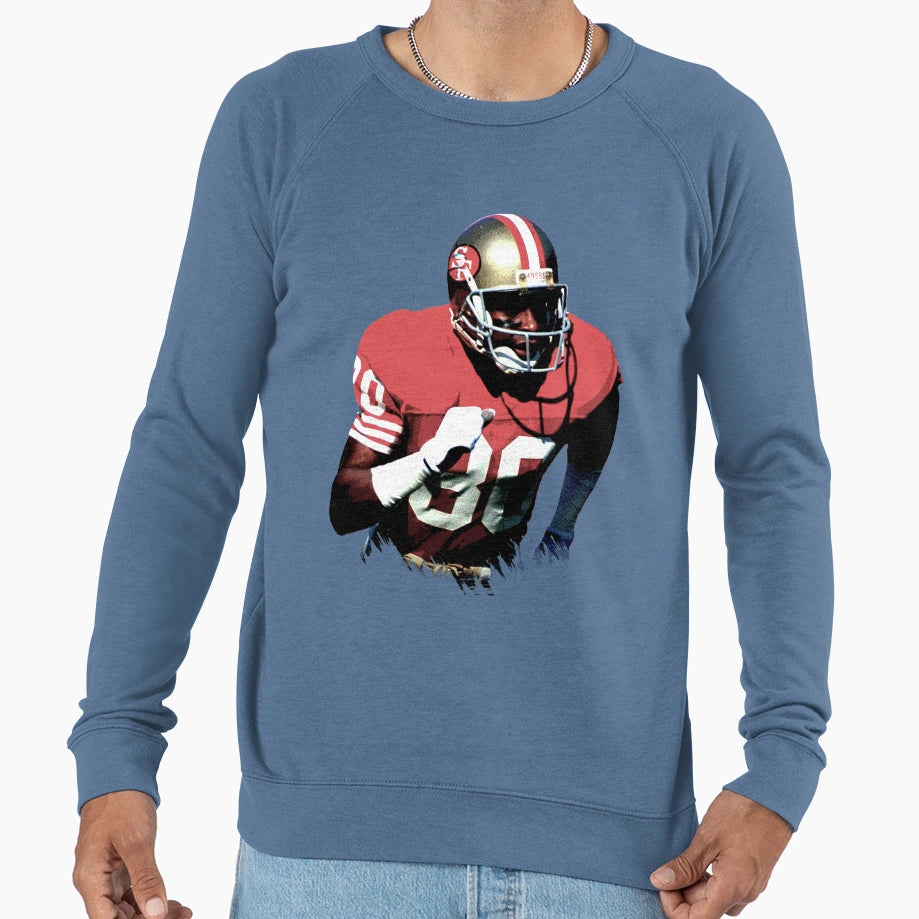 Jerry Rice San Francisco Sweatshirt - Streetwear Style for Adults - T-Shirt, Sweatshirt, Hoodie