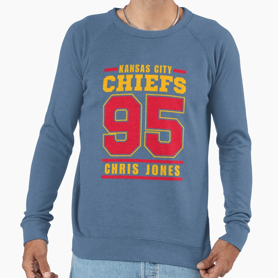 Kansas City Chiefs Chris Jones Sweatshirt - Novelty Apparel Men Women - T-Shirt, Sweatshirt, Hoodie