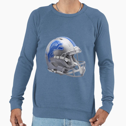 Detroit Lions Helmet Iconic Team Sweatshirt - Trendy Graphic Men Women - T-Shirt, Sweatshirt, Hoodie