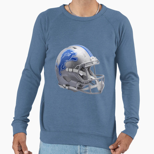 Detroit Lions Helmet Iconic Team Sweatshirt - Trendy Graphic Men Women - T-Shirt, Sweatshirt, Hoodie